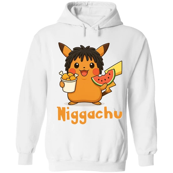 Niggachu Pokemon Hoodie - Image 6