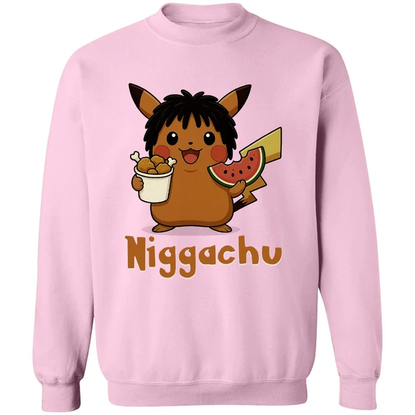 Niggachu Pokemon Sweatshirt - Image 4