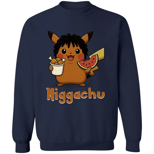Niggachu Pokemon Sweatshirt - Image 5