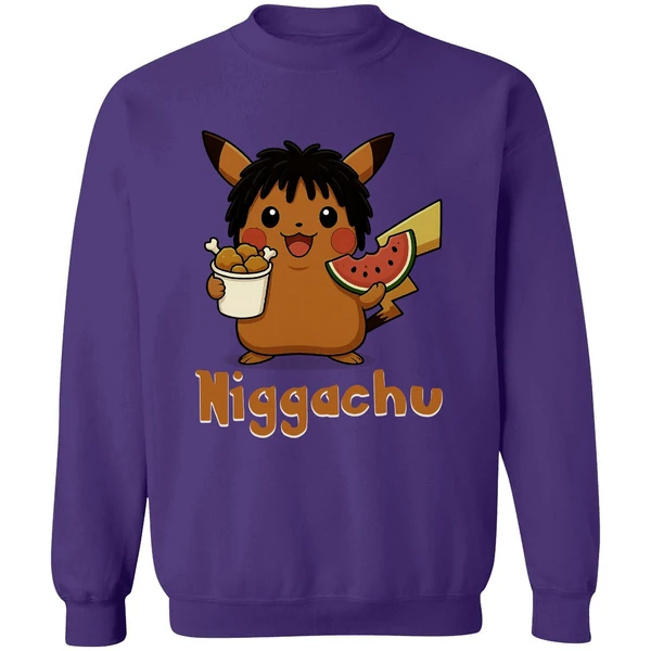 Niggachu Pokemon Sweatshirt - Image 6