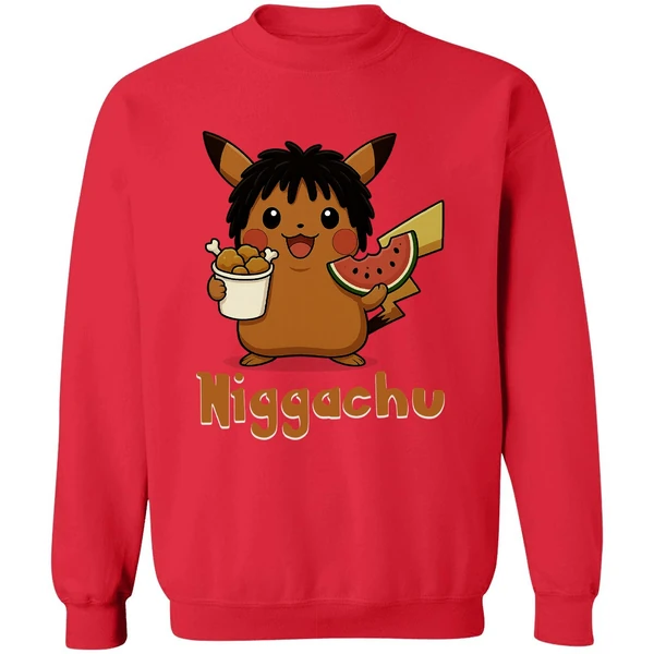 Niggachu Pokemon Sweatshirt - Image 7