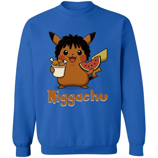 Niggachu Pokemon Sweatshirt - Image 8