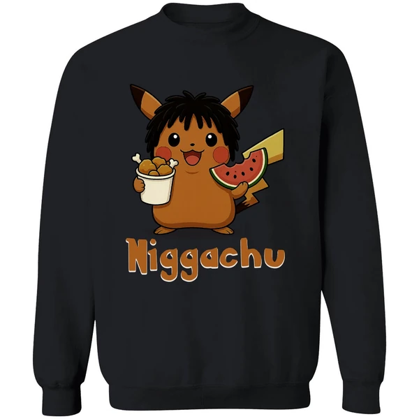Niggachu Pokemon Sweatshirt - Image 9