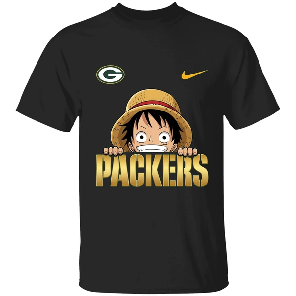 Nike Luffy One Piece Green Bay Packers 2025 Shirt