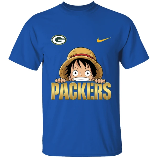 Nike Luffy One Piece Green Bay Packers 2025 Shirt - Image 8