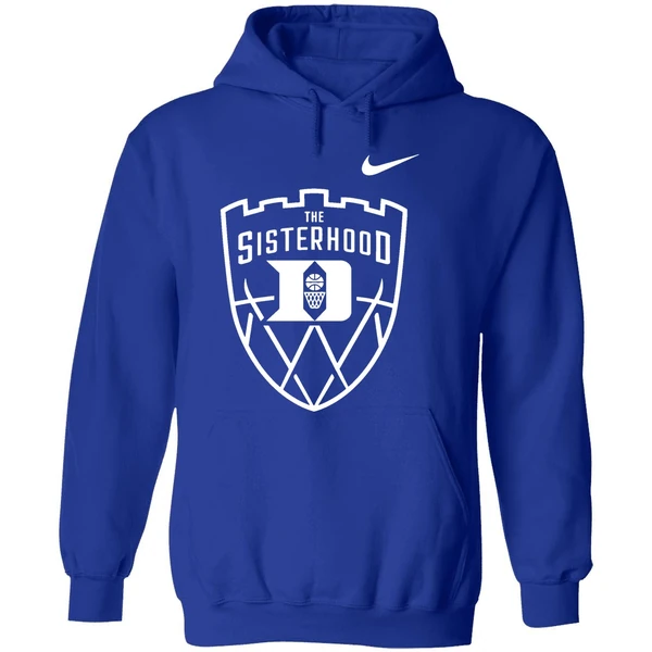 Nike The Sisterhood Duke Blue Devils Womens 50 Years 1975 2025 Hoodie - Image 7