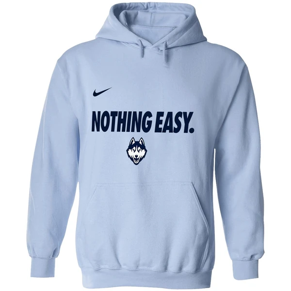 Nike Uconn Huskies Nothing Easy 2025 Hoodie - Image 4