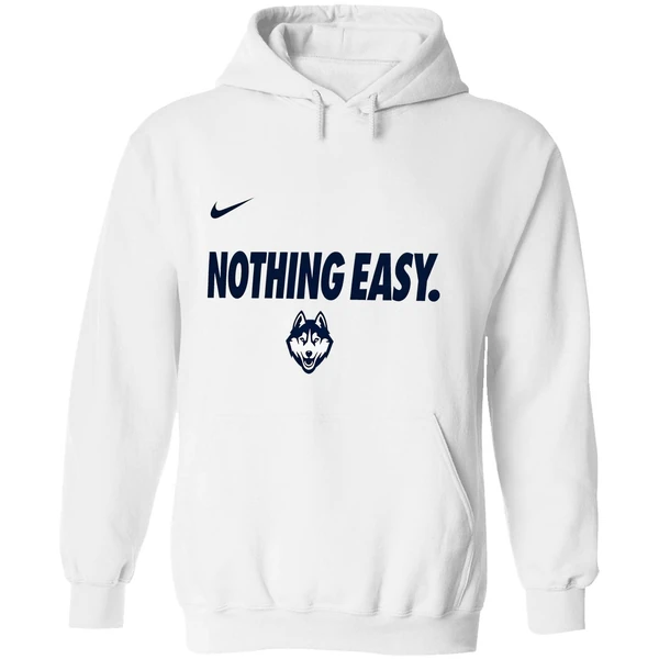 Nike Uconn Huskies Nothing Easy 2025 Hoodie - Image 8