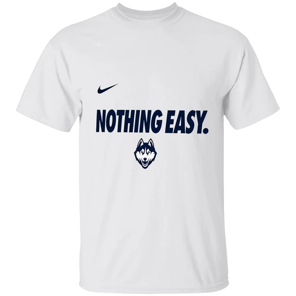 Nike Uconn Huskies Nothing Easy 2025 Shirt