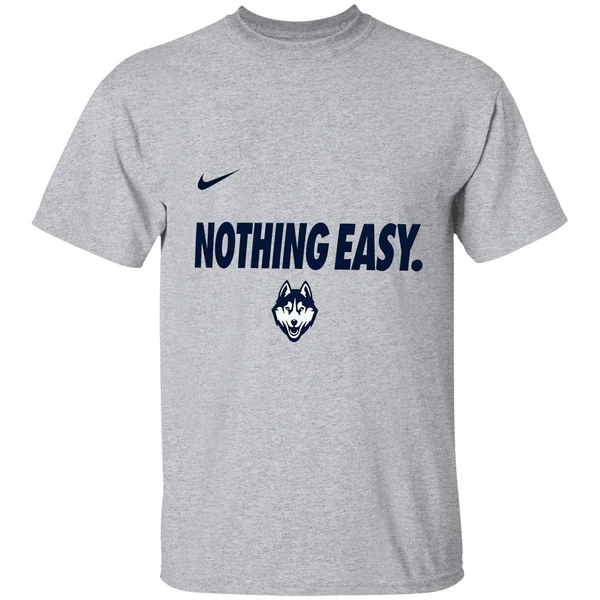 Nike Uconn Huskies Nothing Easy 2025 Shirt - Image 6