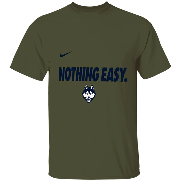 Nike Uconn Huskies Nothing Easy 2025 Shirt - Image 9