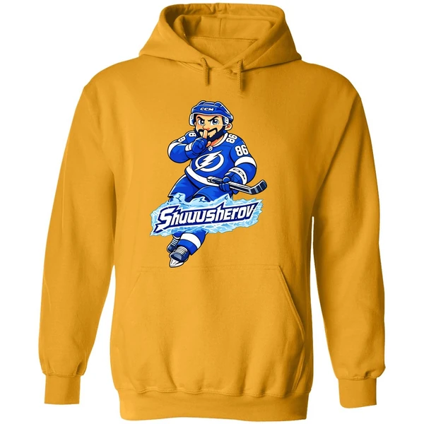 Nikita Kucherov Tampa Bay Lightning Shuuusherov Cartoon Hoodie