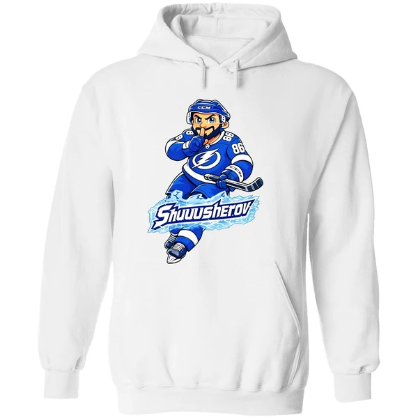 Nikita Kucherov Tampa Bay Lightning Shuuusherov Cartoon Hoodie - Image 8