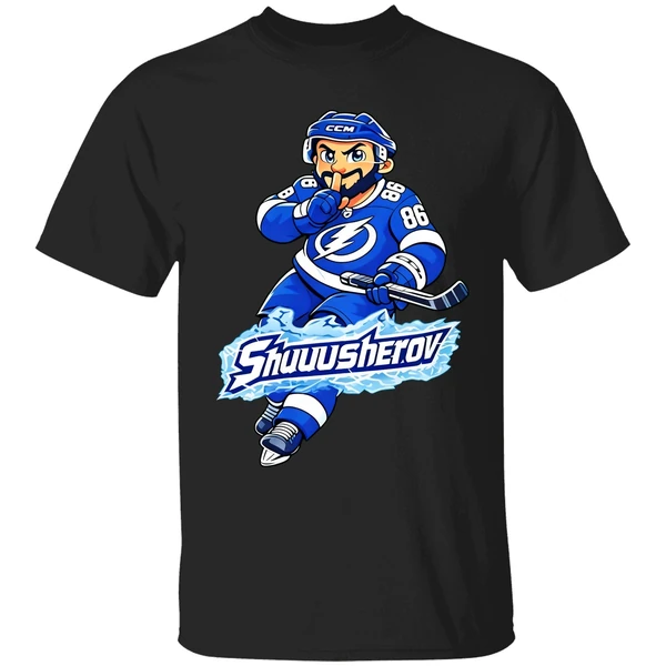 Nikita Kucherov Tampa Bay Lightning Shuuusherov Cartoon Shirt