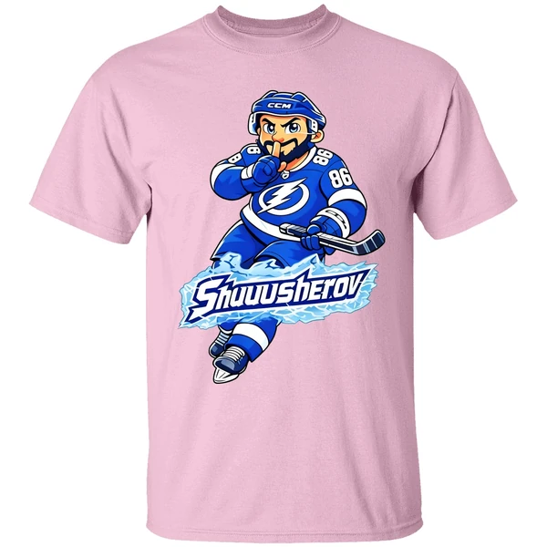 nikita kucherov tampa bay lightning shuuusherov cartoon shirt lightpink