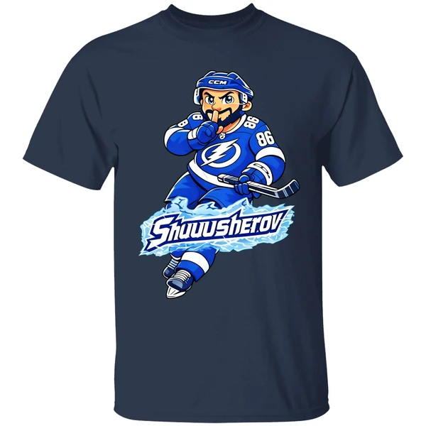 Nikita Kucherov Tampa Bay Lightning Shuuusherov Cartoon Shirt - Image 5
