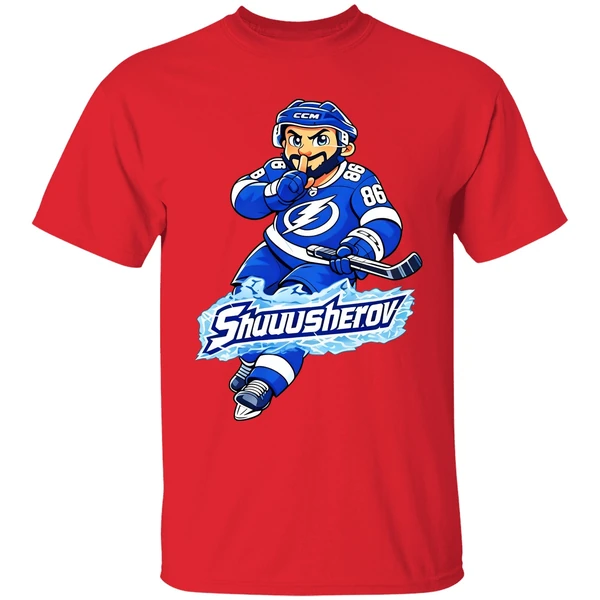 Nikita Kucherov Tampa Bay Lightning Shuuusherov Cartoon Shirt - Image 7