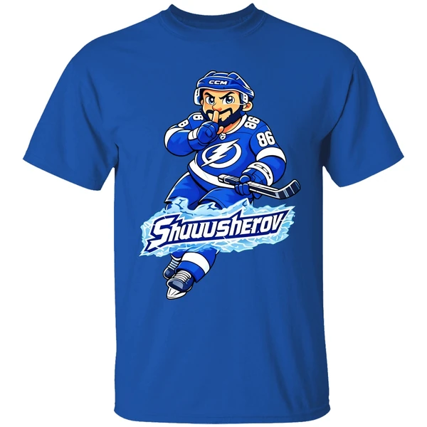 Nikita Kucherov Tampa Bay Lightning Shuuusherov Cartoon Shirt - Image 8