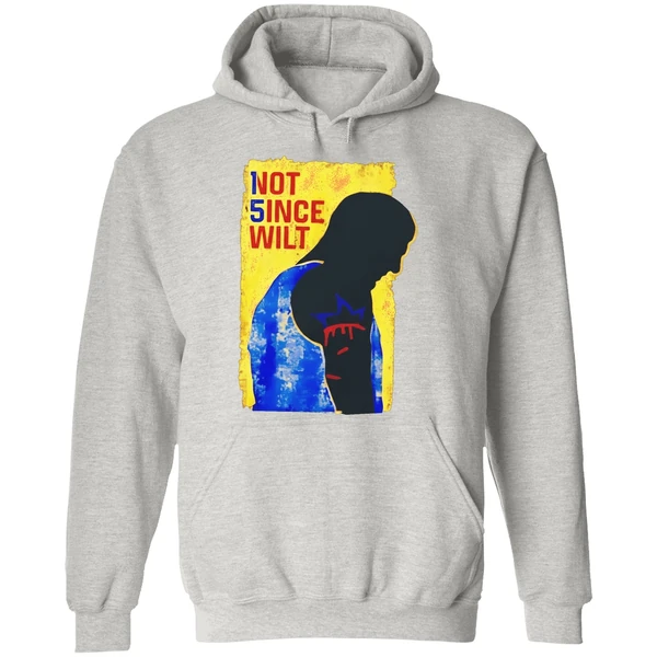 Nikola Jokic Denver Nuggets Not 5ince Wilt Paint Hoodie - Image 9
