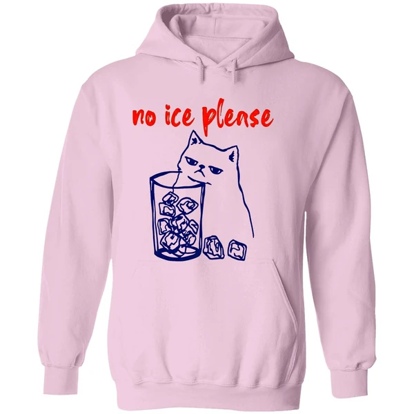 No Ice Please Cat Hoodie - Image 5