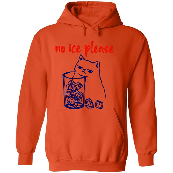 No Ice Please Cat Hoodie - Image 6