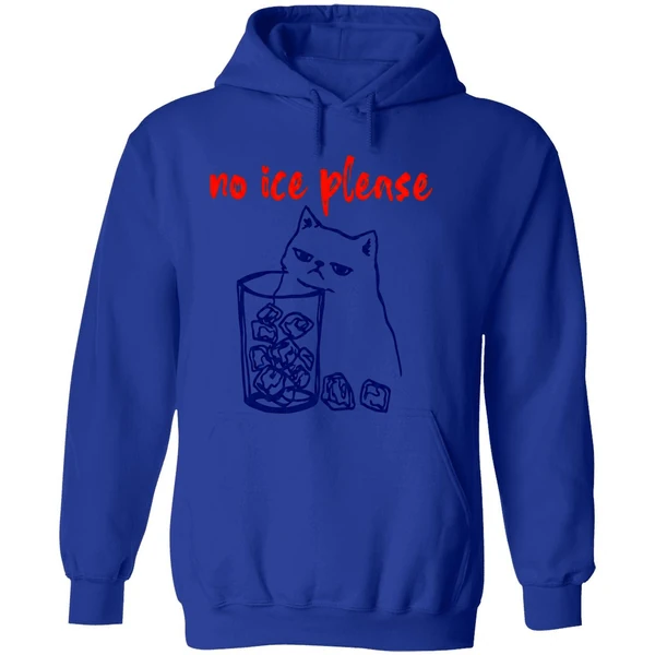 No Ice Please Cat Hoodie - Image 7