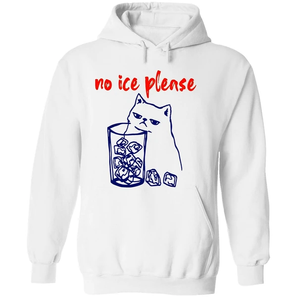 No Ice Please Cat Hoodie - Image 8