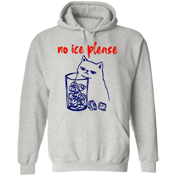 No Ice Please Cat Hoodie - Image 9