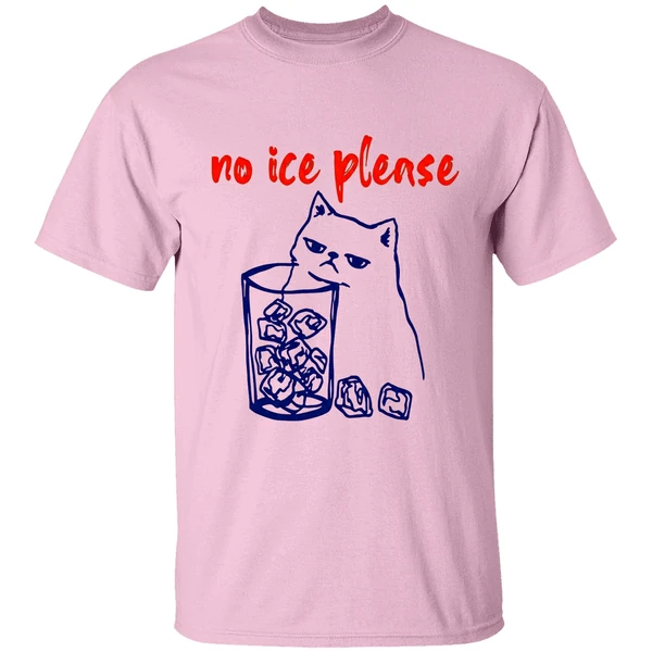 No Ice Please Cat Shirt - Image 2