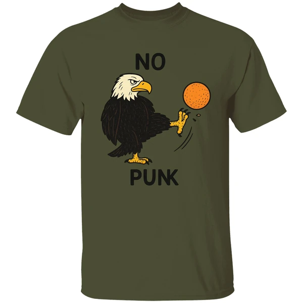 No Kings In America Eagles Kick Out Orange Shirt - Image 3