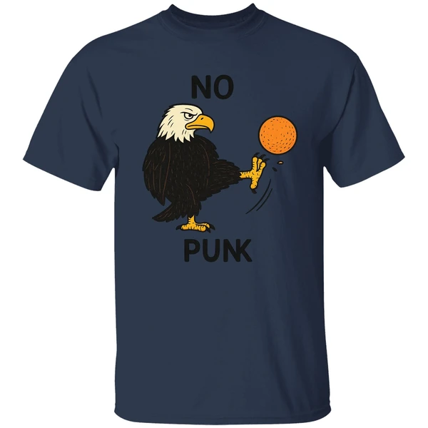 No Kings In America Eagles Kick Out Orange Shirt - Image 4