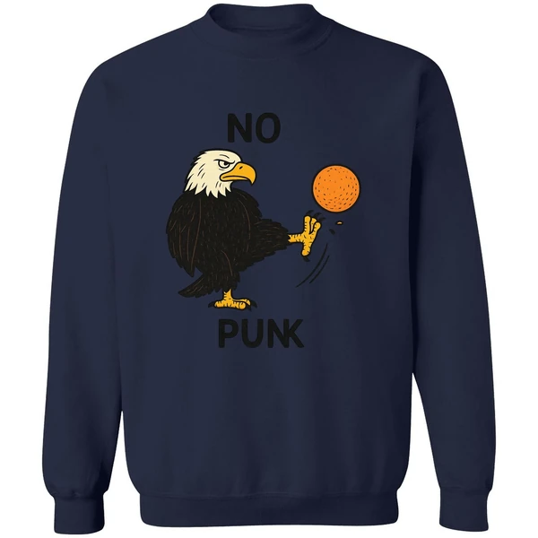 No Kings In America Eagles Kick Out Orange Sweatshirt - Image 5