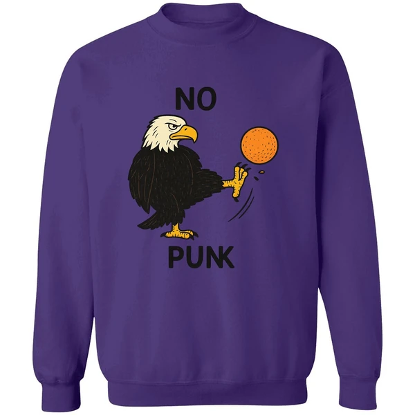 No Kings In America Eagles Kick Out Orange Sweatshirt - Image 6