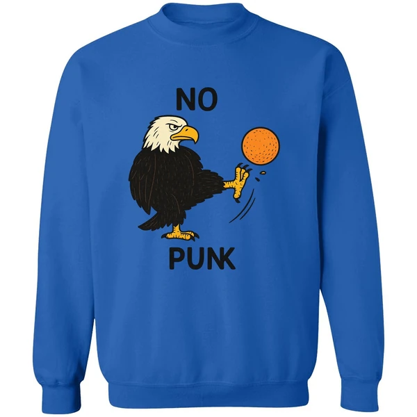 No Kings In America Eagles Kick Out Orange Sweatshirt - Image 8