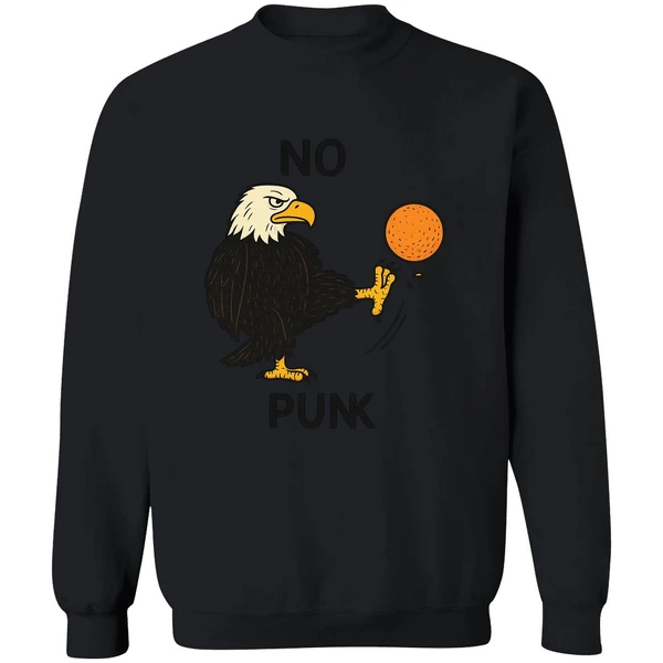 No Kings In America Eagles Kick Out Orange Sweatshirt - Image 9