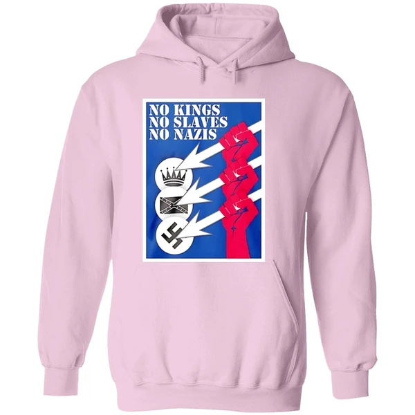 No Kings No Slaves No Nazis Hoodie - Image 5