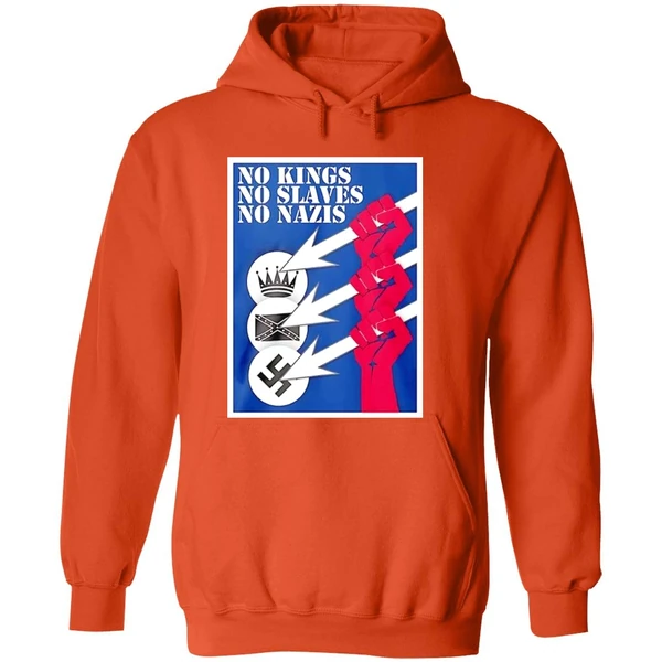 No Kings No Slaves No Nazis Hoodie - Image 6