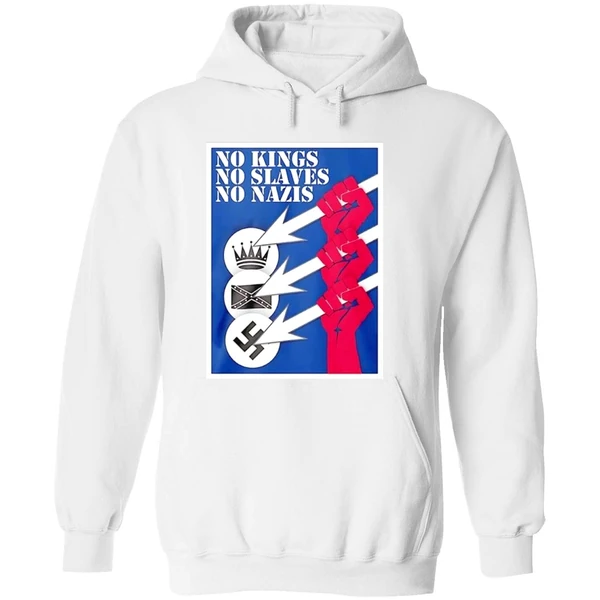No Kings No Slaves No Nazis Hoodie - Image 8