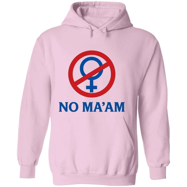 No Maam National Organization Of Men Against Amazonian Masterhood Hoodie - Image 5