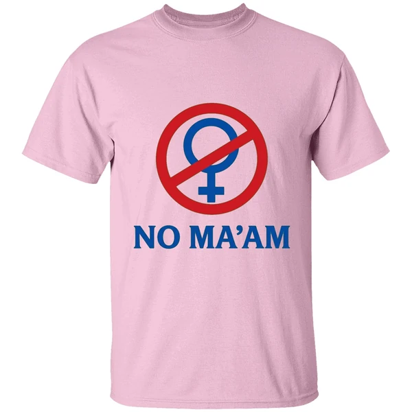 No Maam National Organization Of Men Against Amazonian Masterhood Shirt - Image 2