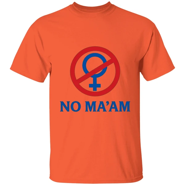 No Maam National Organization Of Men Against Amazonian Masterhood Shirt - Image 3