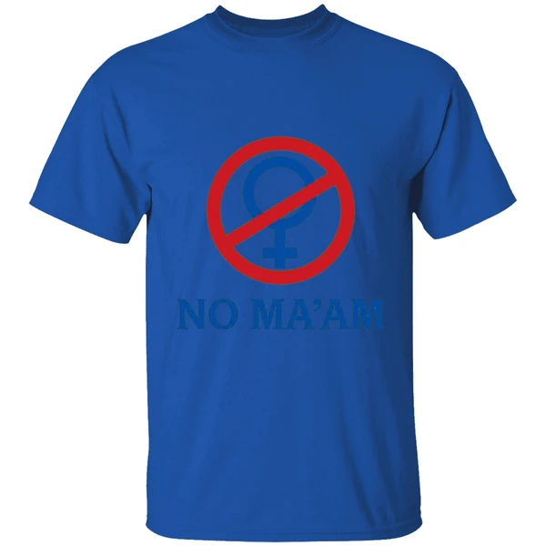 no maam national organization of men against amazonian masterhood shirt royalblue