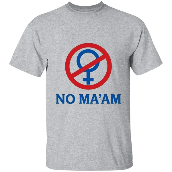 No Maam National Organization Of Men Against Amazonian Masterhood Shirt - Image 6