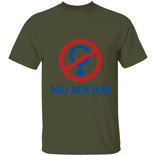 No Maam National Organization Of Men Against Amazonian Masterhood Shirt - Image 9