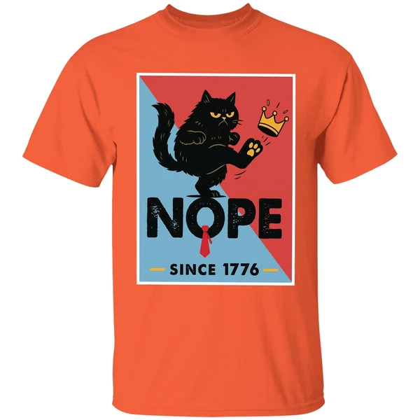 nope since 1776 anti trump shirt orange