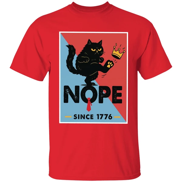 nope since 1776 anti trump shirt red
