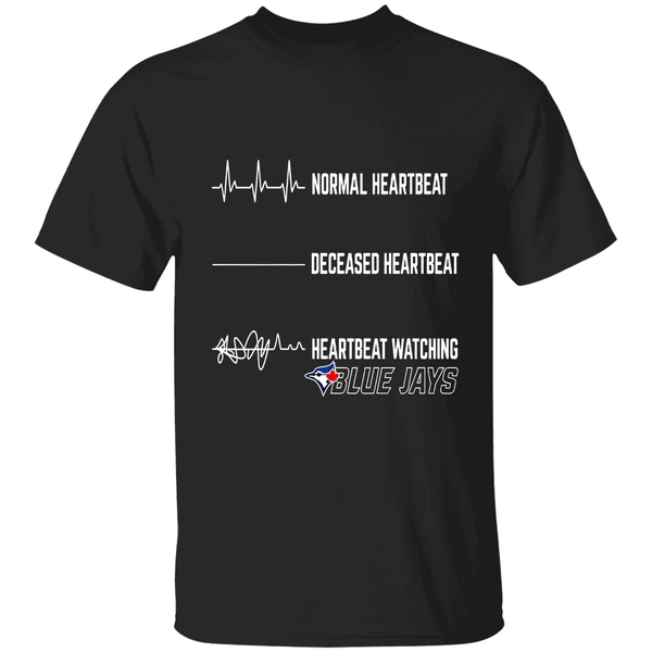 Normal Heartbeat Deceased Heartbeat Heartbeat Watching Blue Jays Nfl Shirt - Image 9
