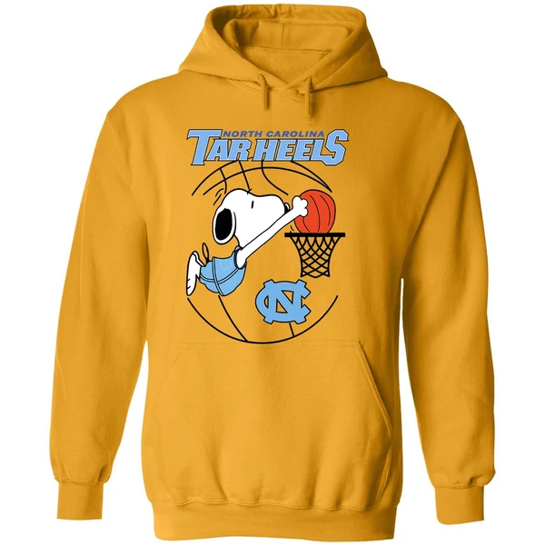North Carolina Tar Heels Basketball Snoopy Dunk Hoodie