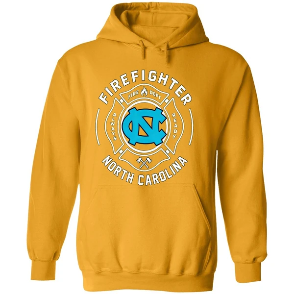 North Carolina Tar Heels Firefighter Application Day Hoodie