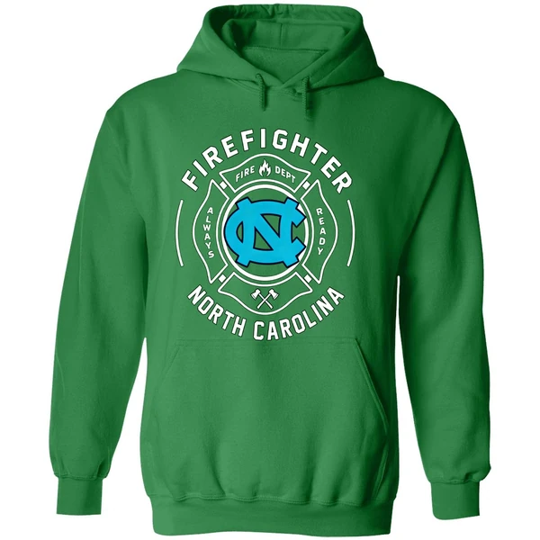 North Carolina Tar Heels Firefighter Application Day Hoodie - Image 2